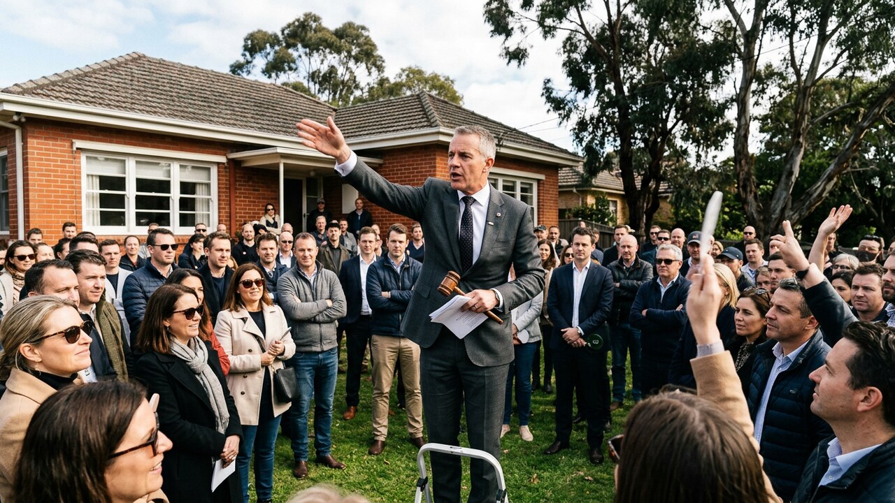 Competitive bidding at property auction
