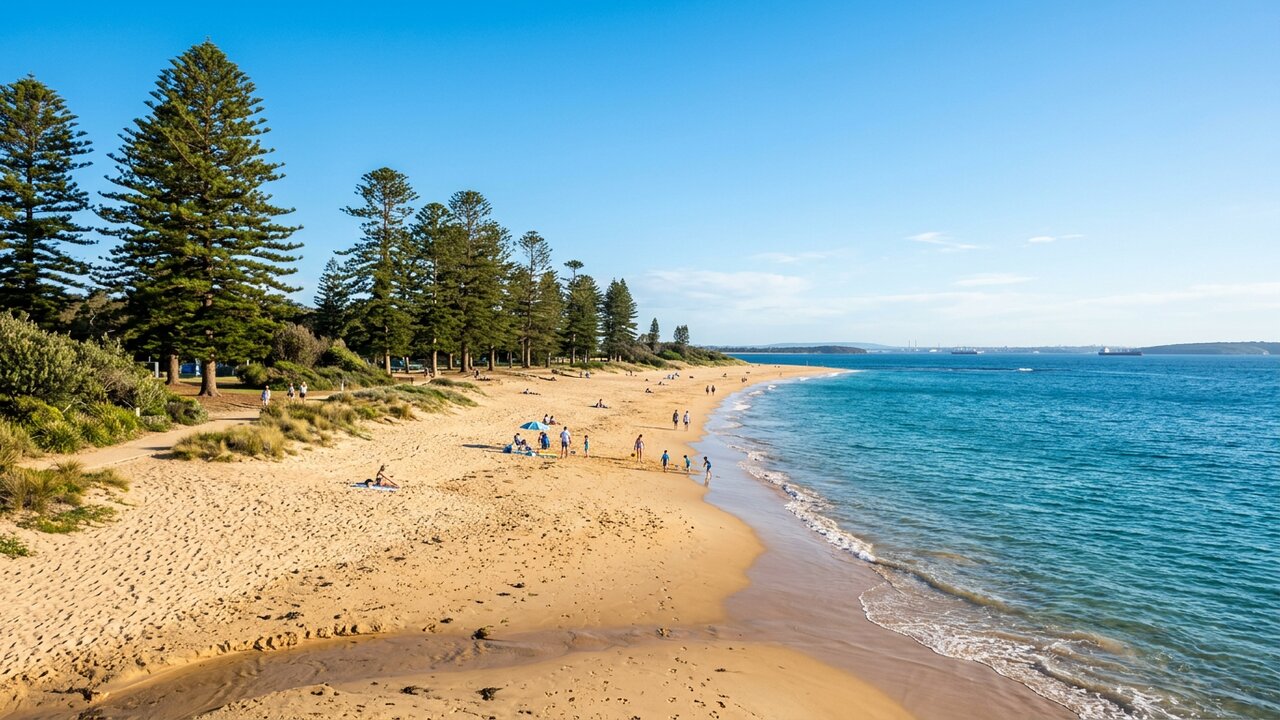 Brighton-Le-Sands Beach with stunning Botany Bay views and sandy foreshore, Brighton-Le-Sands NSW 2216